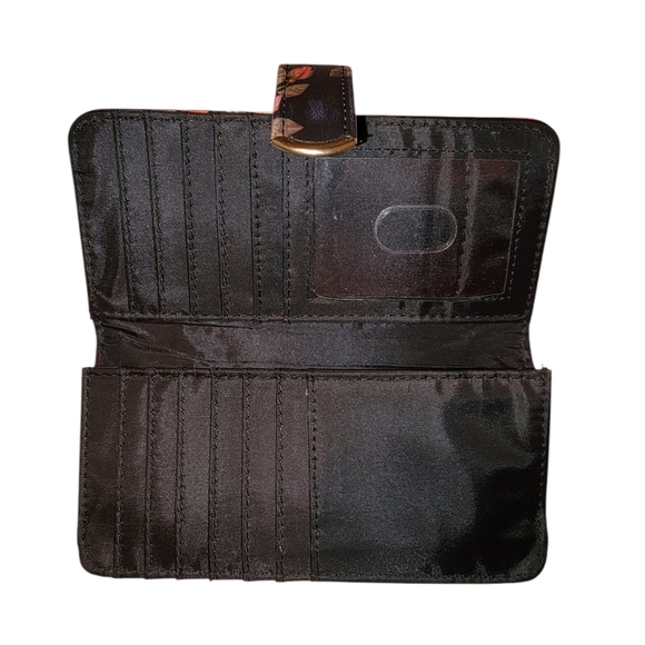 Floral Black Wallet - Picture 3 of 6